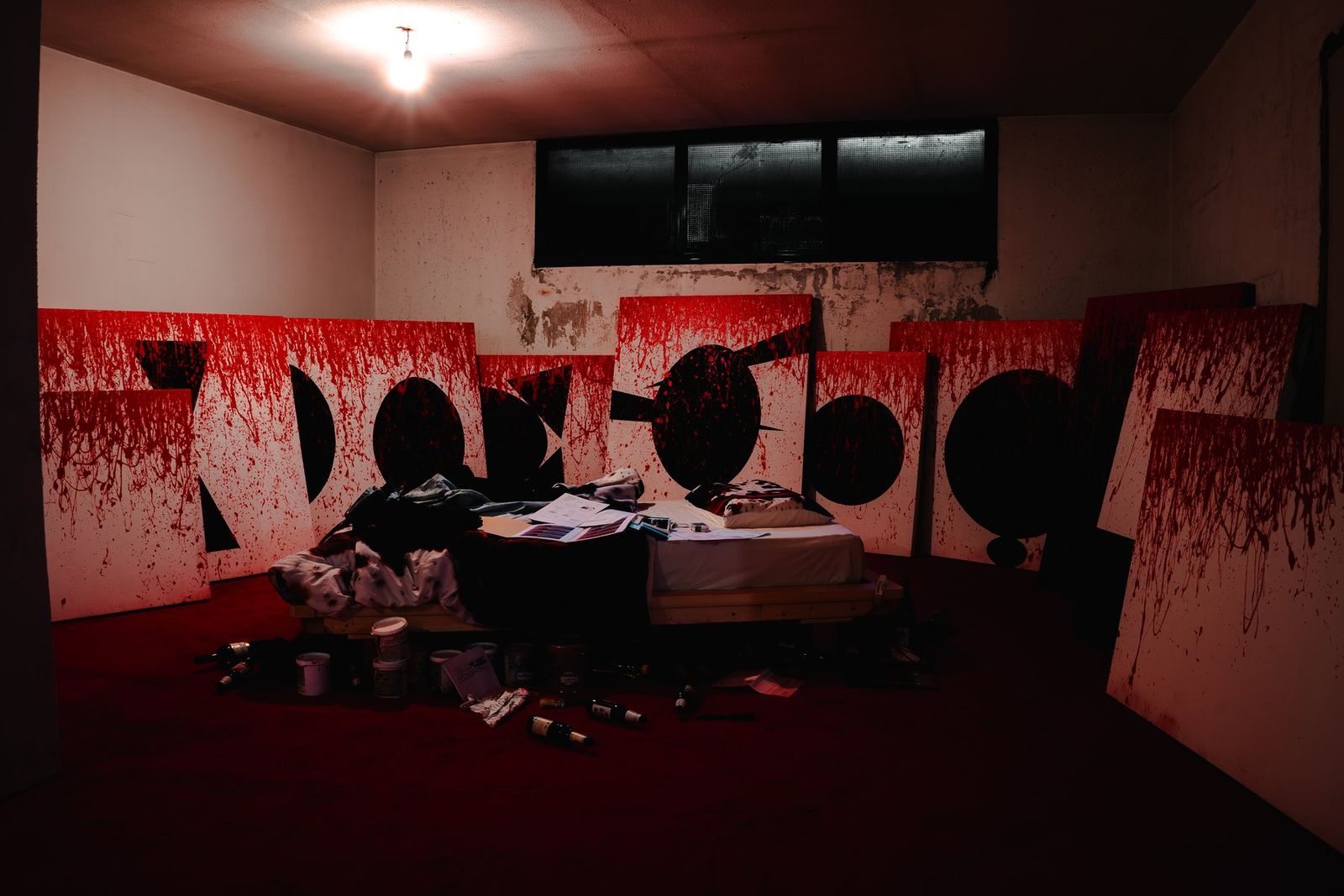 The Red Rain — installazione